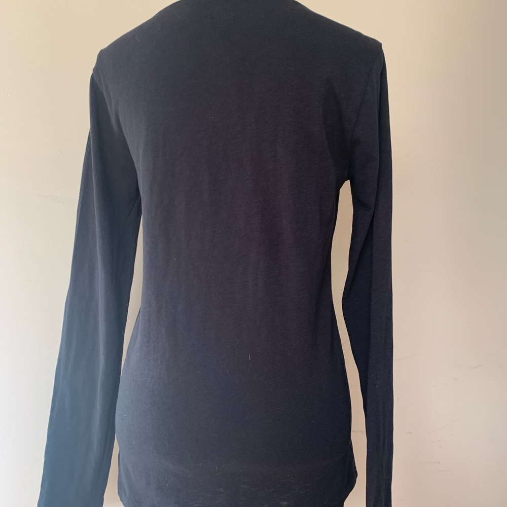 J.CREW ladies Collector series “Cheers” long sleeve 100% cotton T-shirt LNWOT - Picture 4 of 10